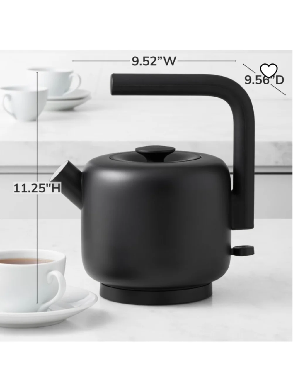 Fellow Clyde Electric Kettle One Size Black